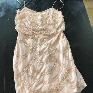 Stunning pink Aidan Mattox dress